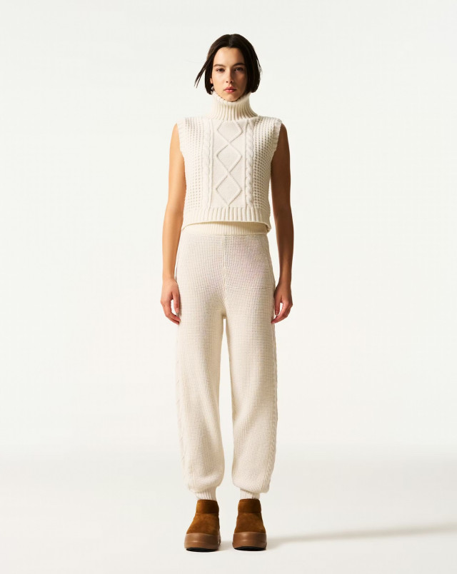 detail Dámské kalhoty Perfect Moment crystal merino wool jogger