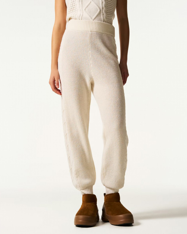 detail Dámské kalhoty Perfect Moment crystal merino wool jogger