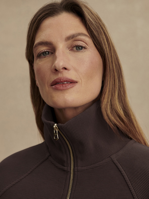 detail Dámská mikina Varley Milano Half Zip Sweat