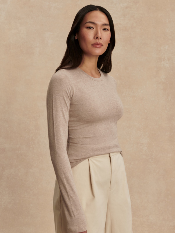 detail Dámské tričko Varley Edna Long Sleeve Fitted Tee