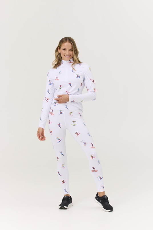 detail Dámské legíny krimson klover Multi Skiers Legging