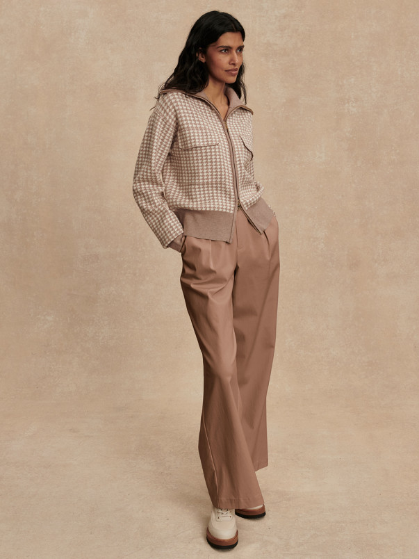 detail Dámská bunda Varley Ablett Jacquard Knit Jacket