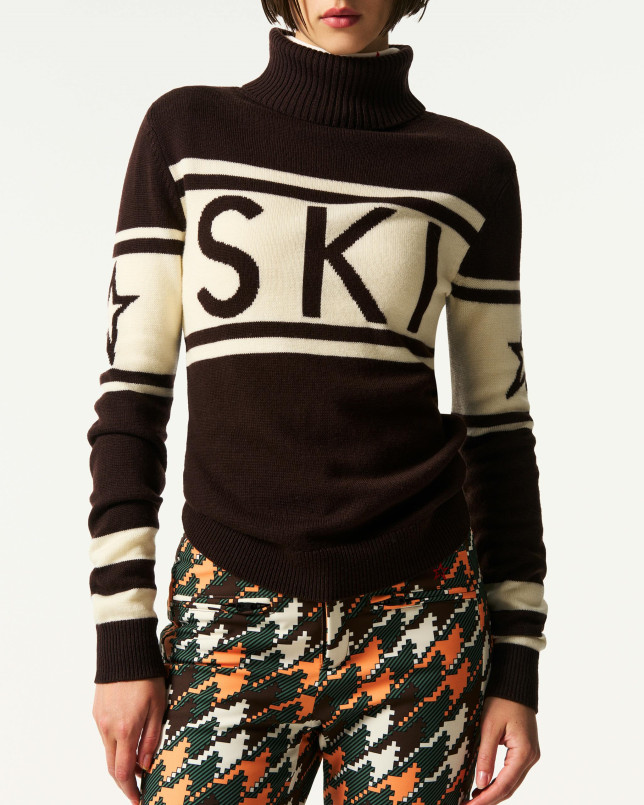 detail Dámský svetr Perfect Moment schild sweater