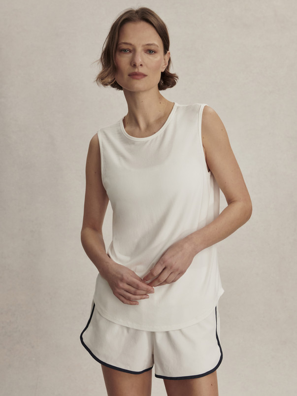 detail Dámské tílko Varley Nolan Seamless Longline Tank