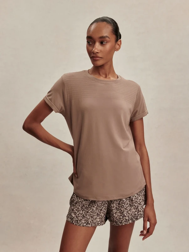 detail Dámské tričko Varley Saskia Seamless Longline Tee