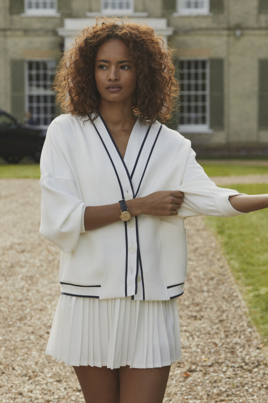 detail Dámský svetr Varley Decker Off Court Cardigan