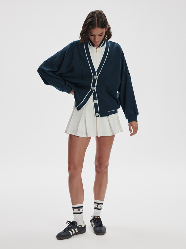 detail Dámský svetr Varley Decker Off Court Cardigan