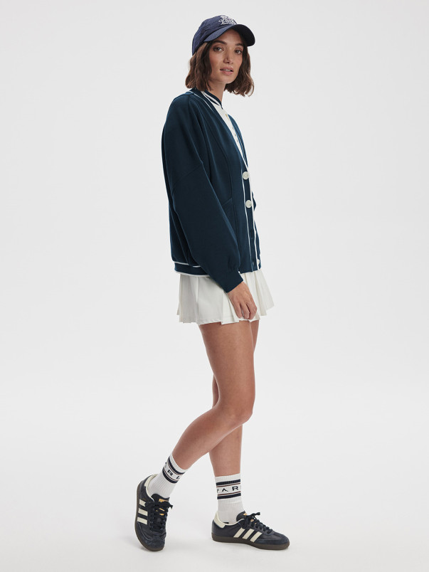detail Dámský svetr Varley Decker Off Court Cardigan