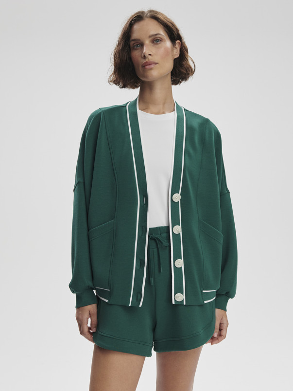 detail Dámský svetr Varley Decker Off Court Cardigan