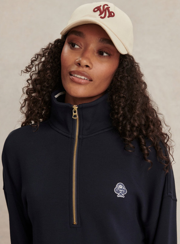 detail Dámská mikina Varley Bertie Half Zip Sweat