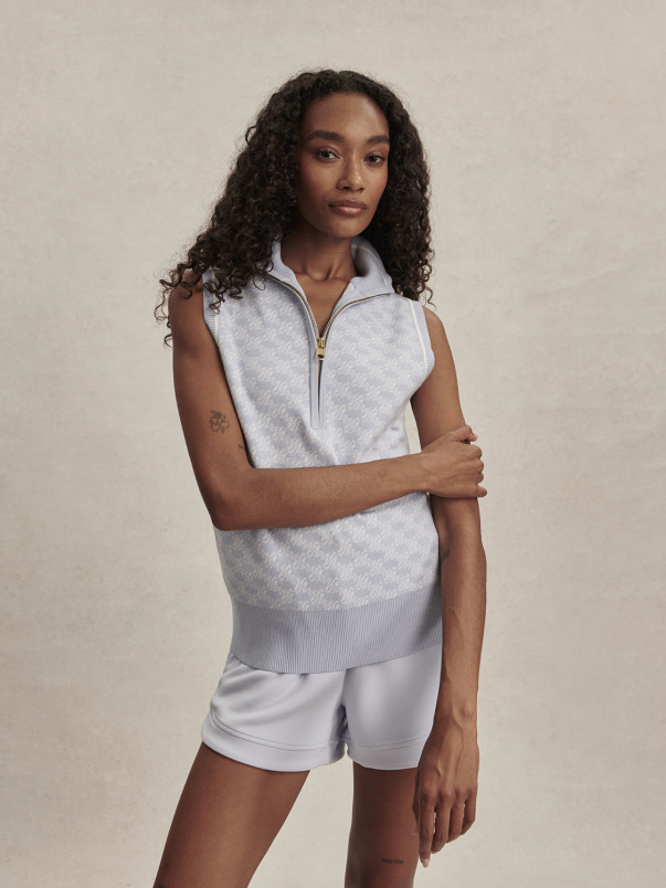 detail Dámská vesta Varley Vincent Half Zip Knit