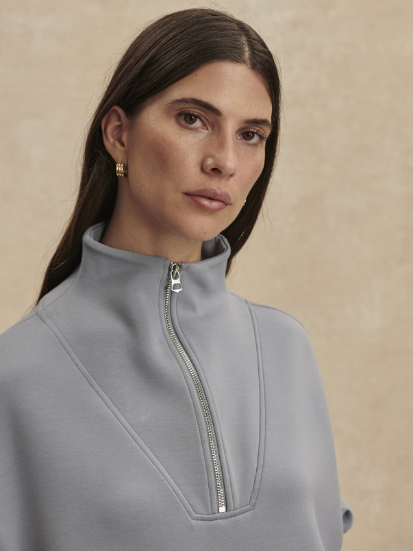 detail Dámská mikina Varley Hawley Half Zip Sweat