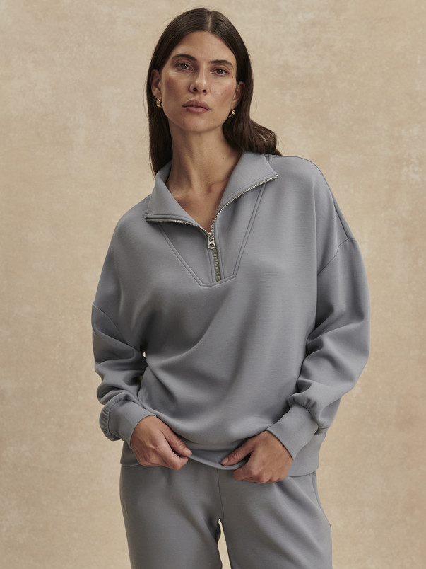 detail Dámská mikina Varley Hawley Half Zip Sweat