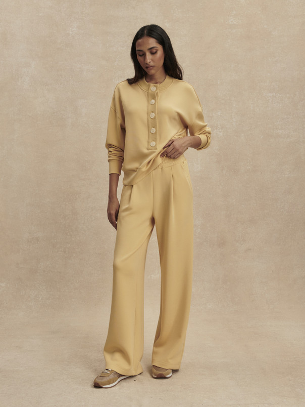 detail Dámské legíny Varley The Extra Wide Leg Pant 29.5