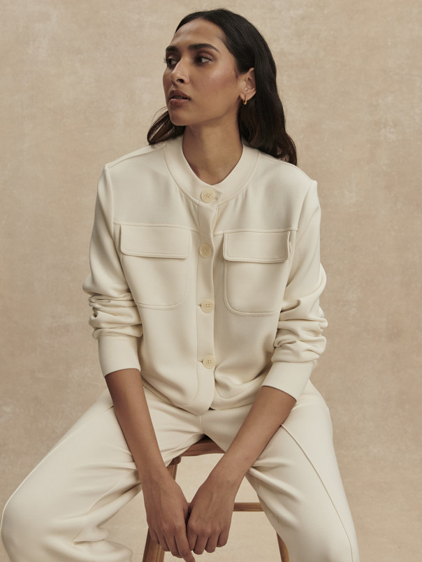 detail Dámská mikina Varley Hartwell Button Through Sweat