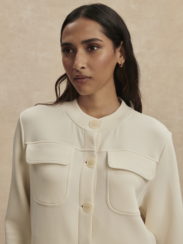 detail Dámská mikina Varley Hartwell Button Through Sweat