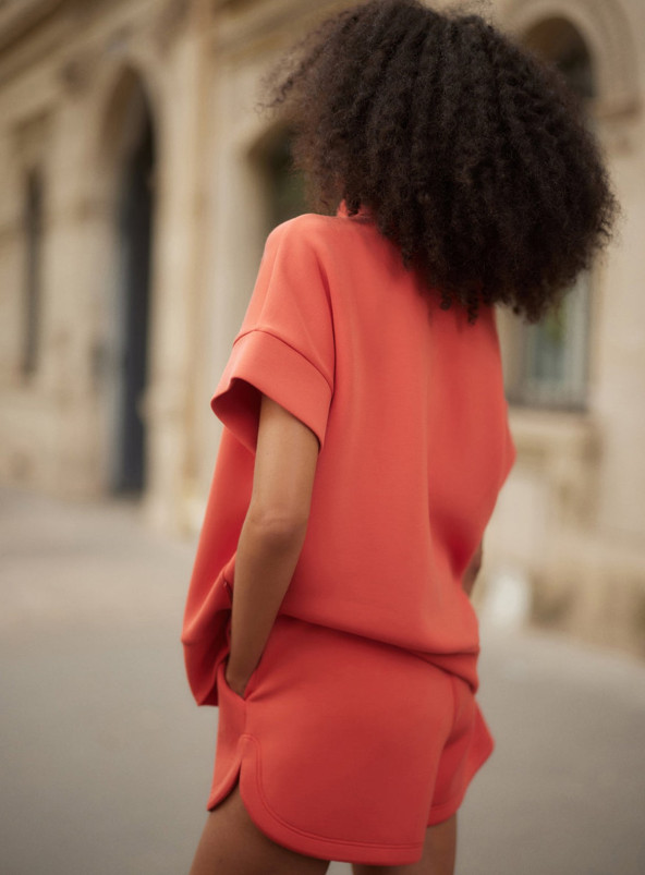 detail Dámská mikina Varley Ritchie Short Sleeve Sweat