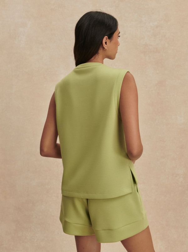 detail Dámské tričko Varley Simmons Half Zip Tank