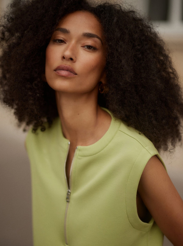 detail Dámské tričko Varley Simmons Half Zip Tank