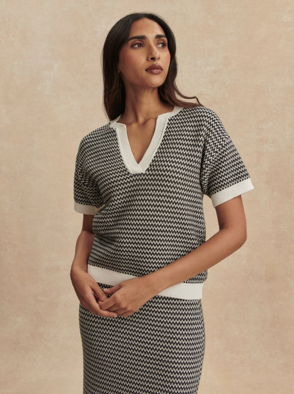 detail Dámský svetr Varley Dora Knit Top 2.0