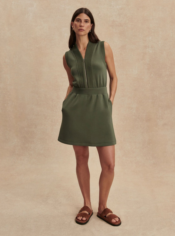 detail Dámské šaty Varley Polyanna Half Zip Dress