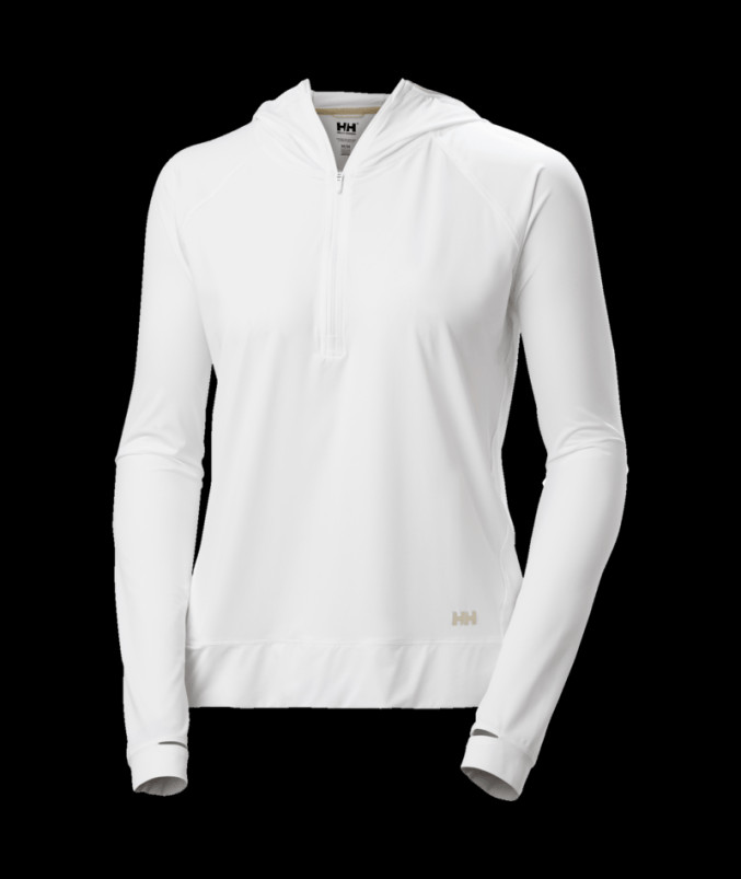detail Dámská mikina Helly Hansen W SHINE SOLEN 1/2 ZIP HOODIE