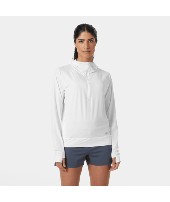 detail Dámská mikina Helly Hansen W SHINE SOLEN 1/2 ZIP HOODIE