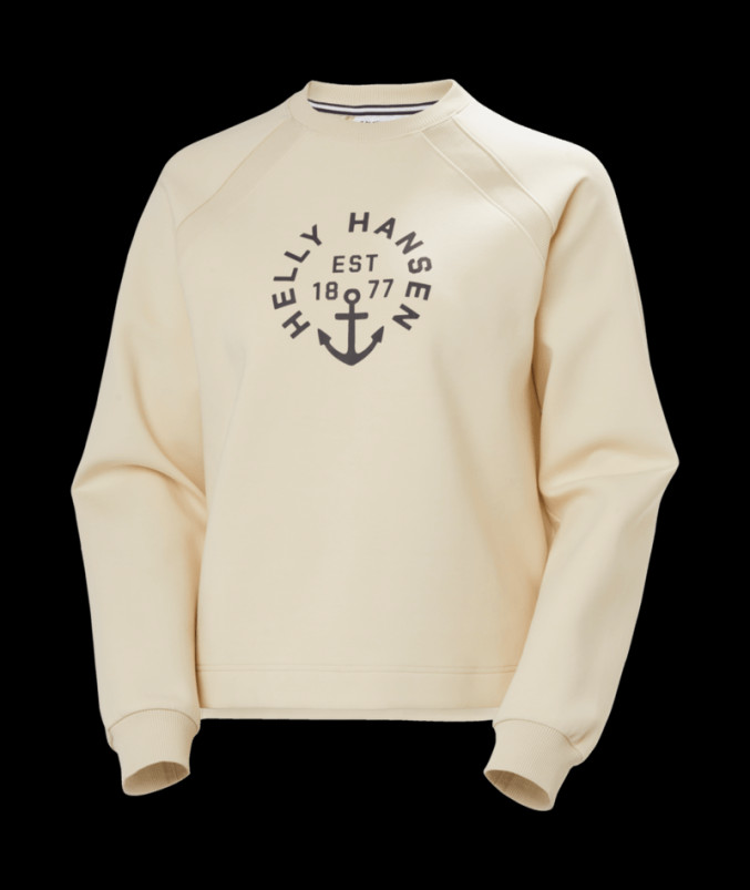 detail Dámská mikina Helly Hansen W CAPRI GRAPHIC SWEATER