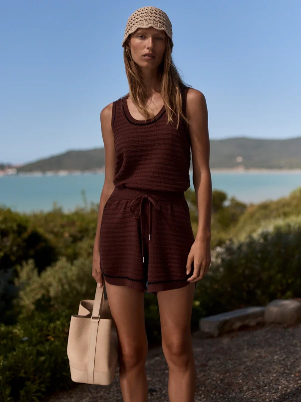 detail Dámské kraťasy Varley Morden Knit Short