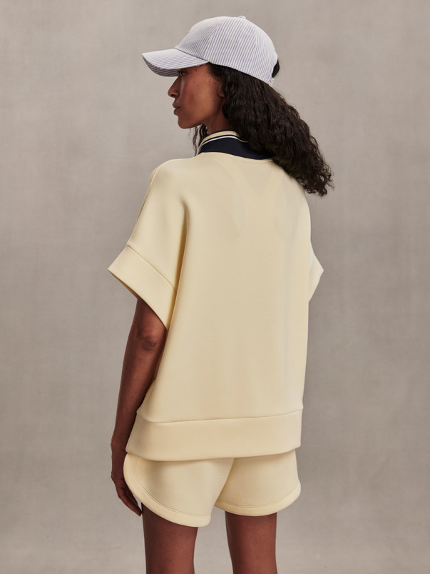 detail Dámská mikina Varley Ritchie Short Sleeve Sweat 2.0