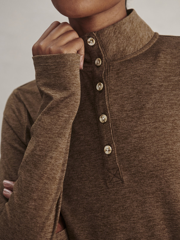 detail Dámské tričko Varley Nathaniel Long Sleeve Top