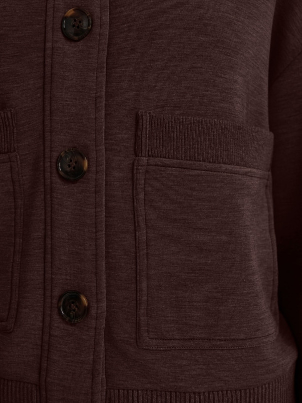 detail Dámská mikina Varley Sabrina Button Through Sweat