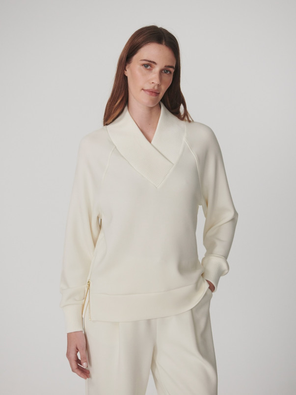 detail Dámská mikina Varley Macie Zip Hem Sweat