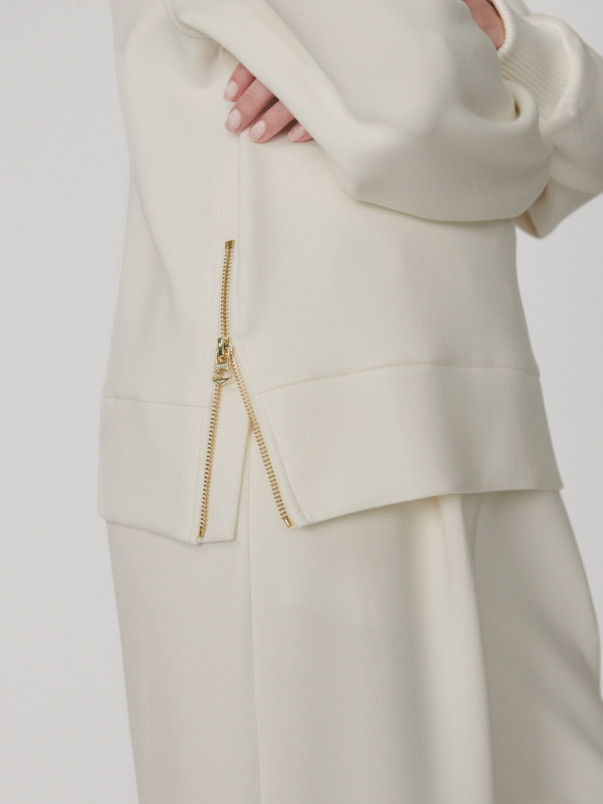 detail Dámská mikina Varley Macie Zip Hem Sweat