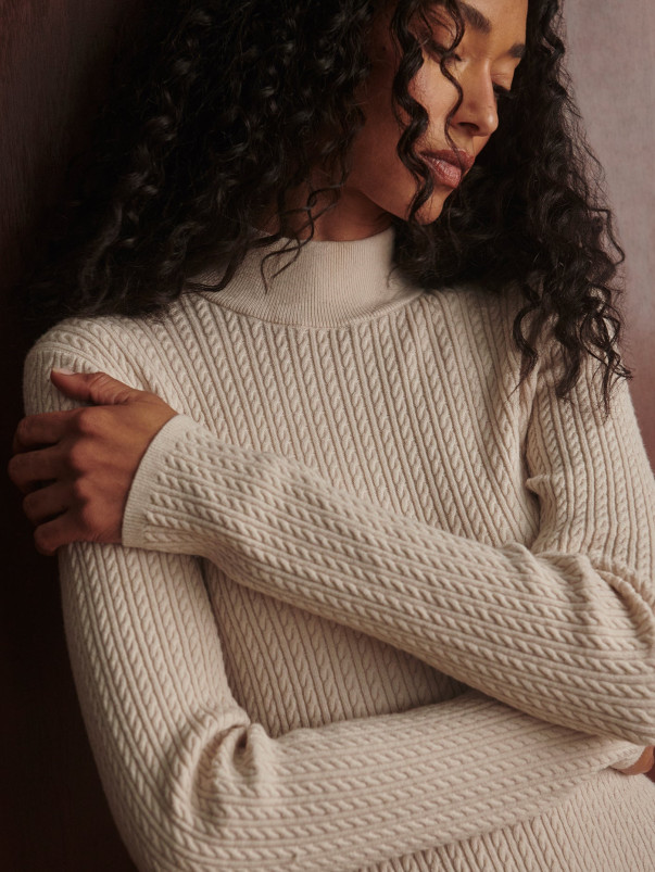 detail Dámské šaty Varley Rendle Knit Dress