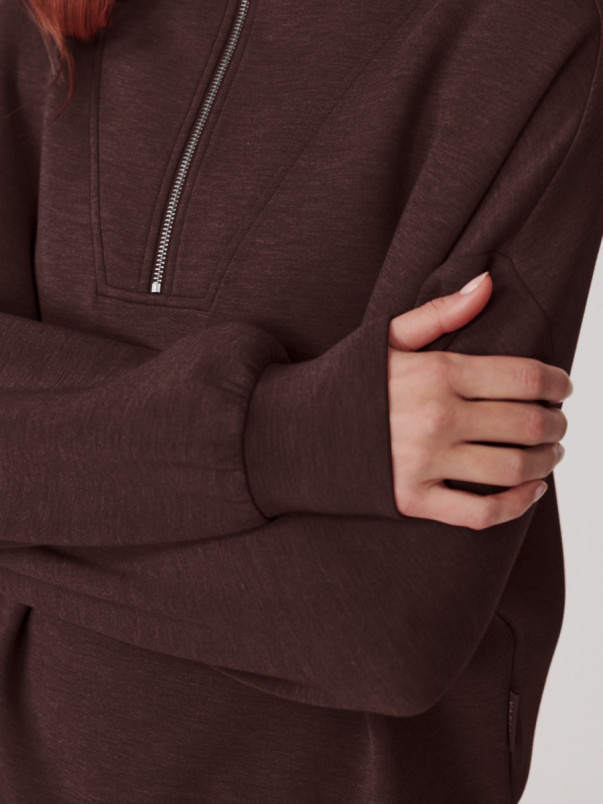detail Dámská mikina Varley Hawley Half Zip Sweat