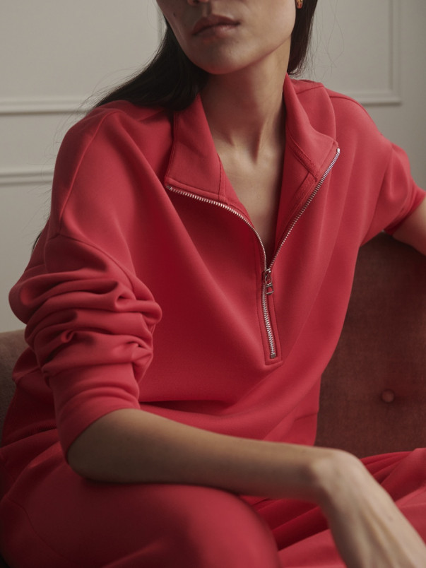 detail Dámská mikina Varley Mavis Mock Neck Sweat