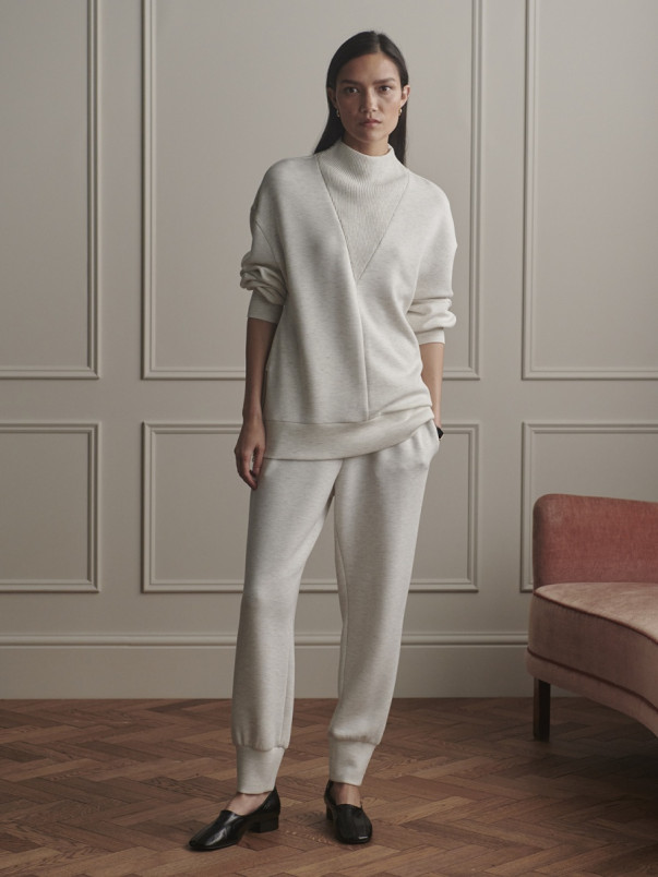 detail Dámská mikina Varley Novi Longline Mock Neck Sweat