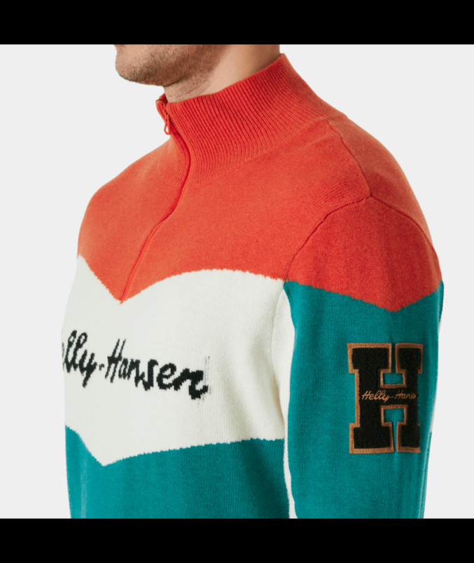 detail Pánský svetr Helly Hansen APRES KNITTED SWEATER