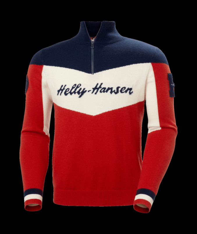 detail Pánský svetr Helly Hansen APRES KNITTED SWEATER