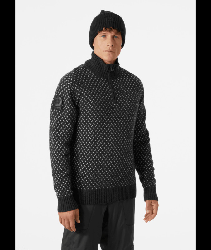 detail Pánský svetr Helly Hansen ARCTIC ICELANDER 1/2 ZIP