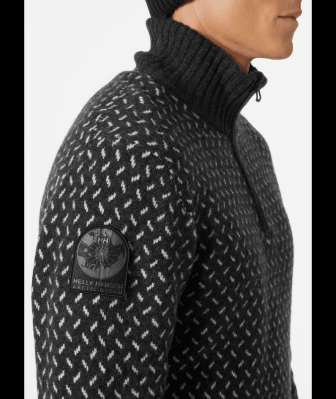 detail Pánský svetr Helly Hansen ARCTIC ICELANDER 1/2 ZIP