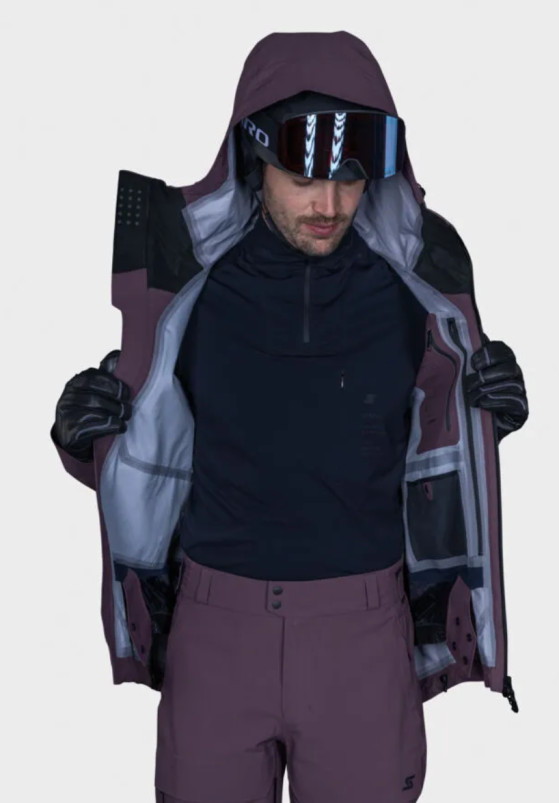 detail Pánská bunda Stöckli Ski Jacket All Mountain MONTERO