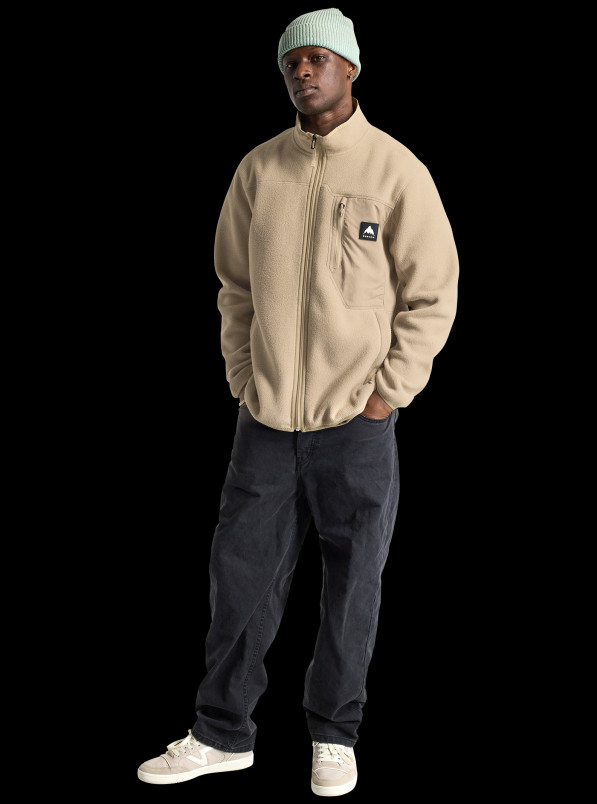 detail Pánská bunda Burton Cinder Full-Zip Fleece