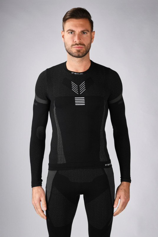 detail Pánské termoprádlo Iron-ic Inovované pánské thermo triko s dlouhým rukávem