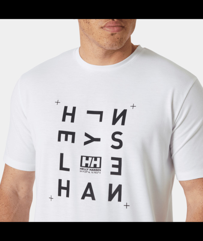 detail Pánské tričko Helly Hansen SKOG GRAPHIC T-SHIRT