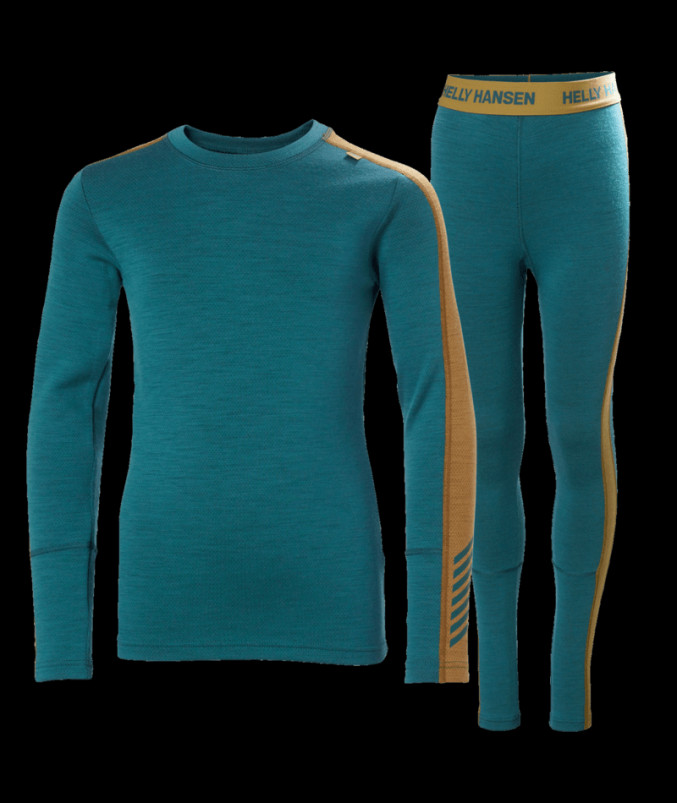 detail Dětské termoprádlo Helly Hansen JR LIFA MERINO MIDWEIGHT SET