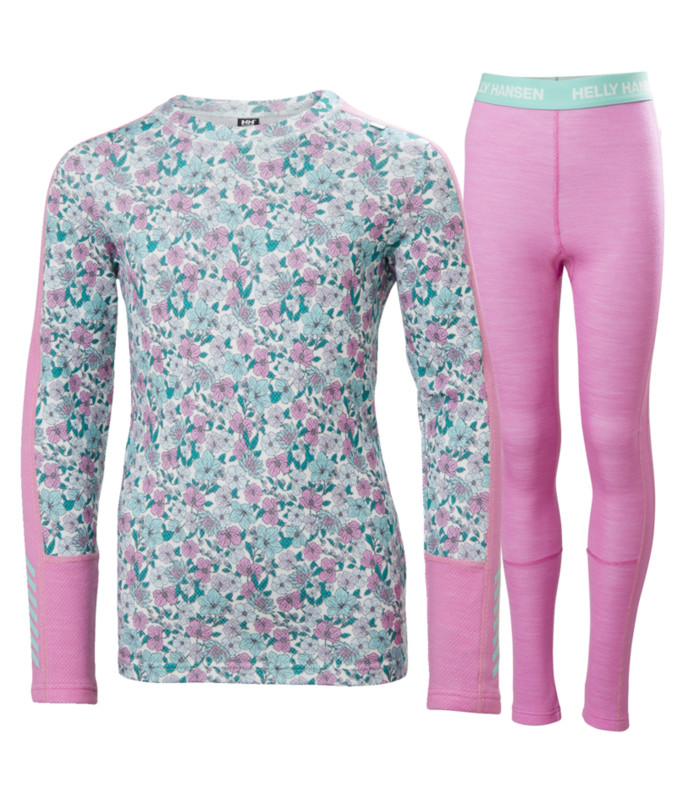 detail Dětské termoprádlo Helly Hansen JR GRAPHIC LIFA MERINO SET