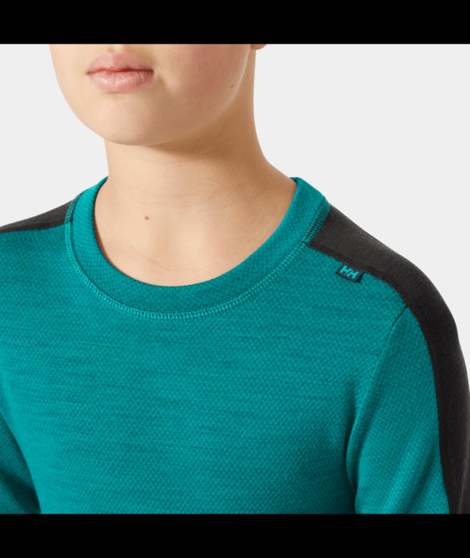 detail Dětské termoprádlo Helly Hansen JR LIFA MERINO MIDWEIGHT SET