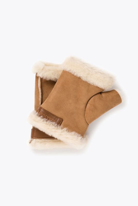 detail Parajumpers SHEARLING KITE MITTENS